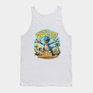 Dinosaur Delight - Embrace a RAWR-some Day! Tank Top